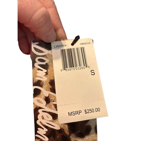 Sam Edelman Studded Collar Belted Button Down Trench Coat Hibiscus Sz Small Nwt - Picture 9 of 9